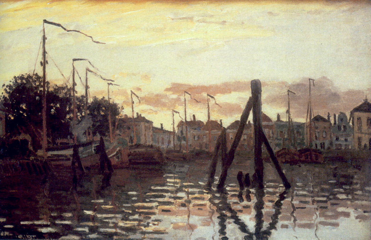 The Port at Zaandam 1871
